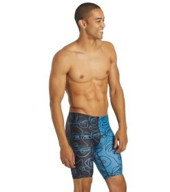 Sporti X ALILscribble Limited Edition Divide Jammer Swimsuit 20 Sporti X ALILscribble Limited Edition Divide Jammer Swimsuit -Swimming Equipment 7326810636456 blueblack 8a