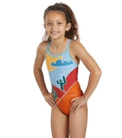 Sporti X ALILscribble Limited Edition Polka Dot Desert Thin Strap One Piece Swimsuit Youth (22-28) 7 Sporti X ALILscribble Limited Edition Polka Dot Desert Thin Strap One Piece Swimsuit Youth (22-28) -Swimming Equipment 7326811750568 multi 4a