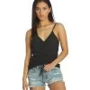 HURLEY Women's Shirred Rib Tank