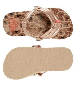 Reef Girls' Little Ahi Sandal (Toddler, Little Kid) -Swimming Equipment 7343772205224 cheetah 4a