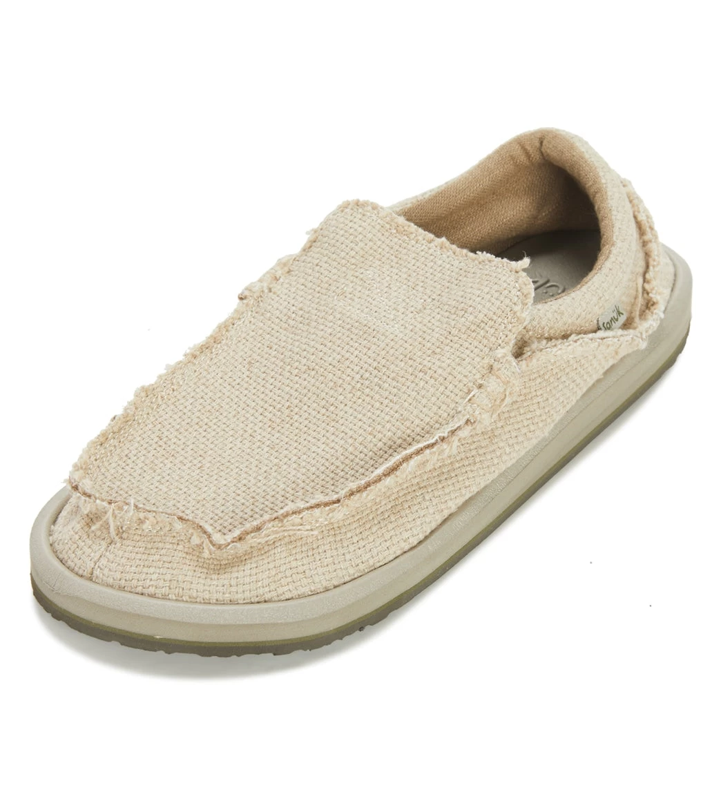 Sanuk Men's Chiba Hemp Slip On 1 Sanuk Men's Chiba Hemp Slip On