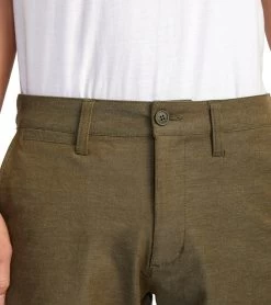 RVCA Men's Back In Hybrid 19" Short -Swimming Equipment 7368219164840 olive 5a