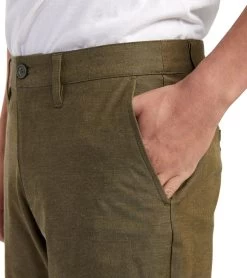 RVCA Men's Back In Hybrid 19" Short -Swimming Equipment 7368219164840 olive 6a