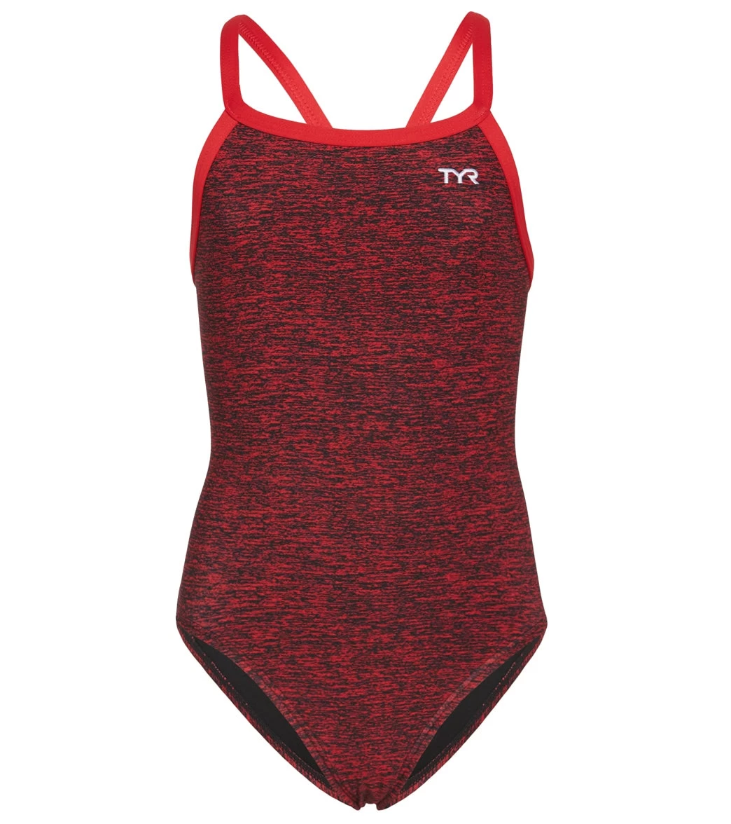 TYR Girls' Lapped Diamondfit One Piece Swimsuit 1 TYR Girls' Lapped Diamondfit One Piece Swimsuit