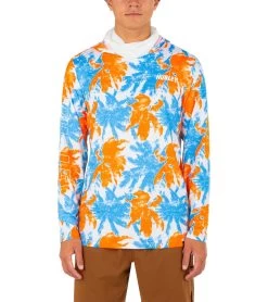 HURLEY Men's H2O-Dri Atticus Treachery UPF 50+ Long Sleeve Pullover Hoodie