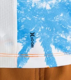 HURLEY Men's H2O-Dri Atticus Treachery UPF 50+ Long Sleeve Pullover Hoodie -Swimming Equipment 7417081200808 totallyorange 4a