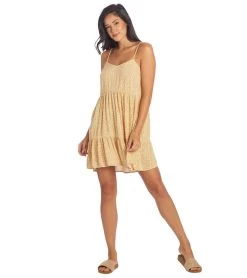 Billabong Women's You Got It Dress 8 Billabong Women's You Got It Dress -Swimming Equipment 7419334721704 lightsunsetgold 4a