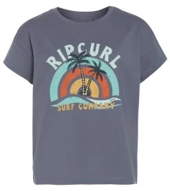 Rip Curl Girls' Sunny Paradise Crop Tee (Big Kid)