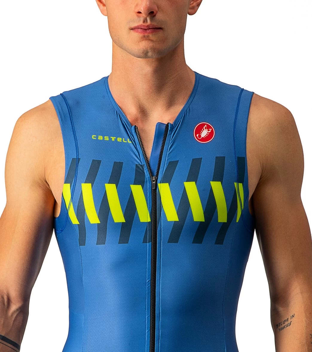 Castelli Men's Free Sanremo 2 Suit Sleeveless Tri Suit 3 Castelli Men's Free Sanremo 2 Suit Sleeveless Tri Suit - Image 3