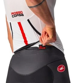 Castelli Men's Free Tri 2 Sleeveless Top -Swimming Equipment 7423877873832 whiteblack 4a