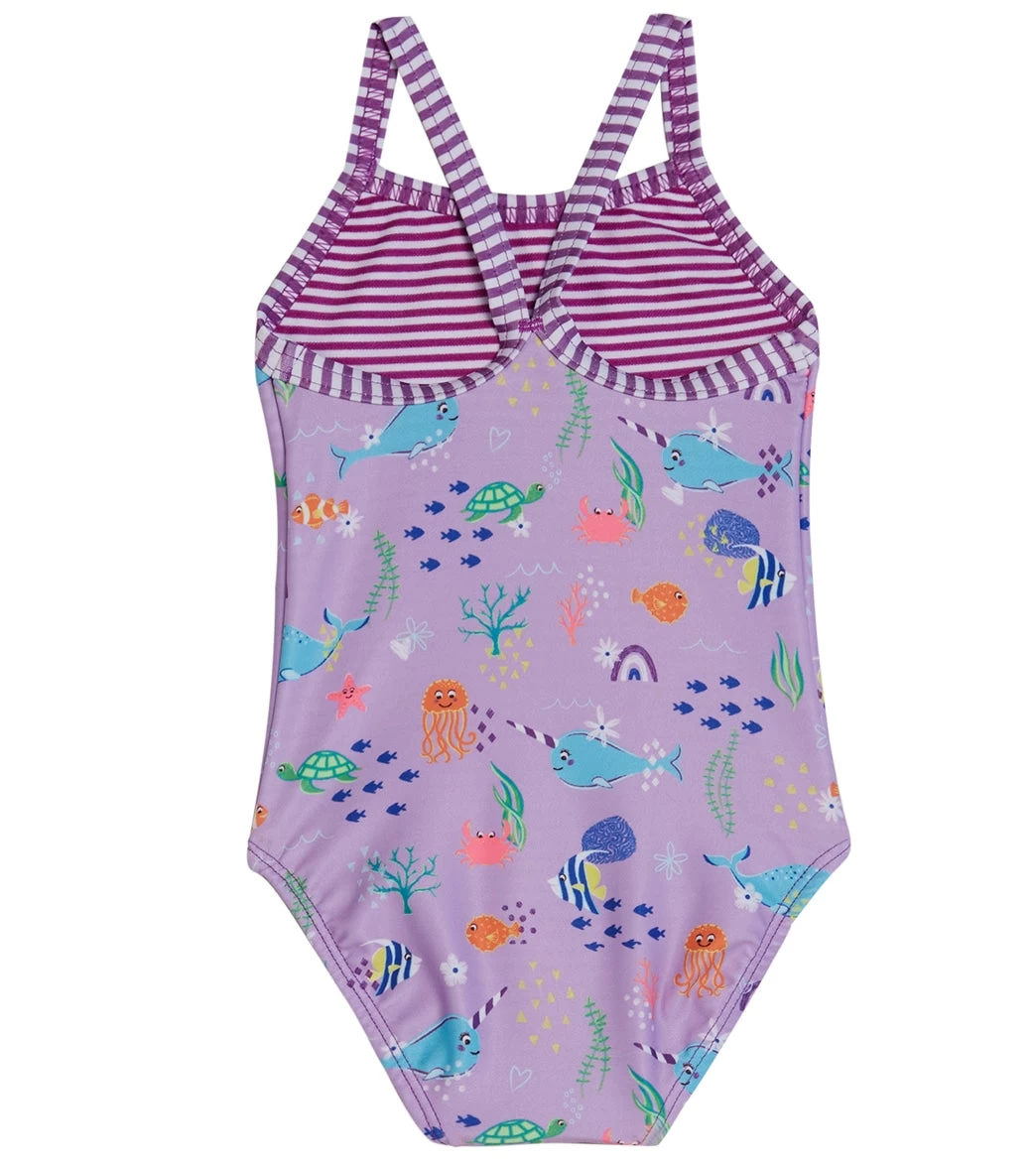 Girls' Norie One Piece Swimsuit (Toddler) 2 Girls' Norie One Piece Swimsuit (Toddler) - Image 2