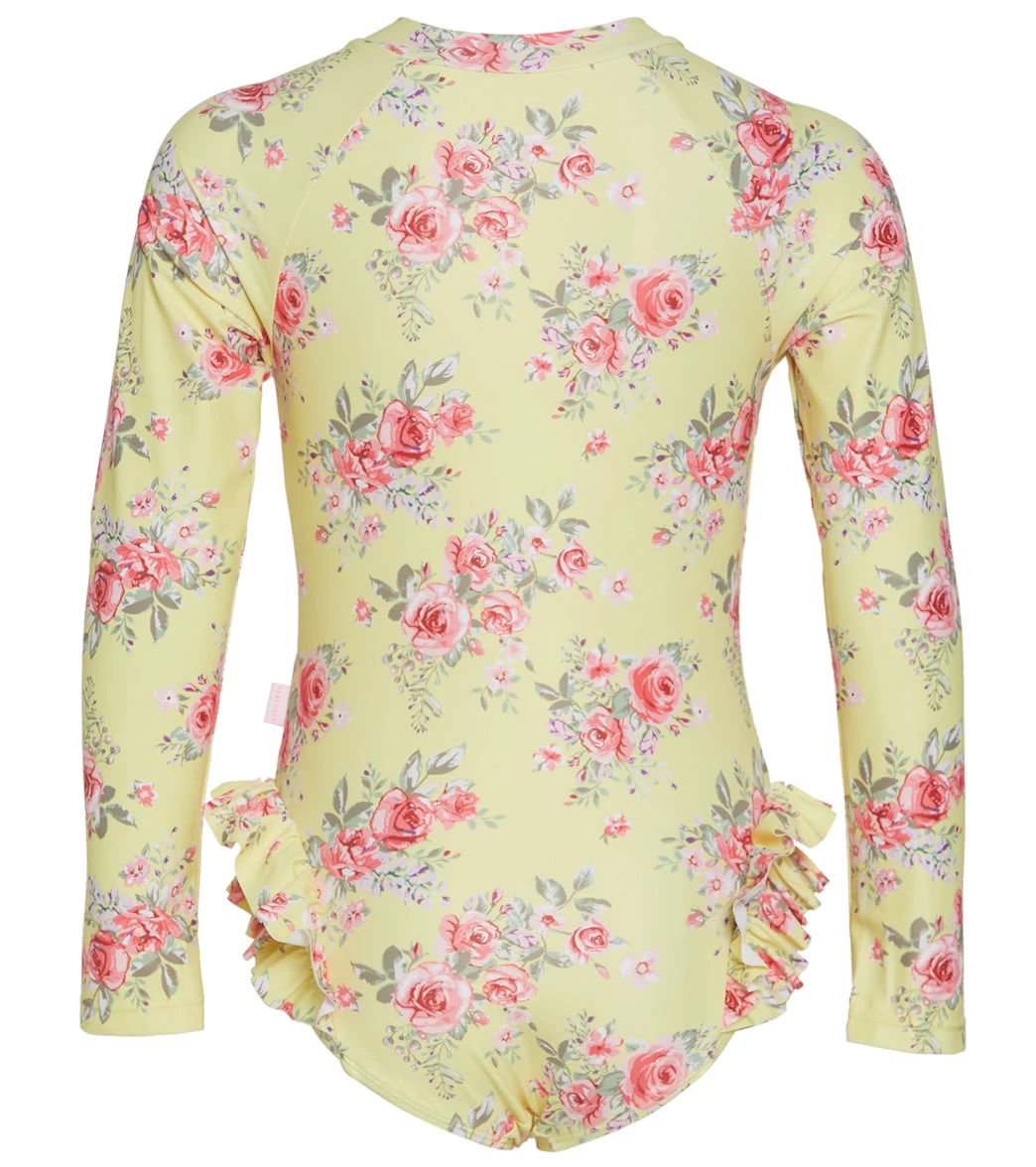 Seafolly Girls' Paradise Garden Long Sleeve One Piece Swimsuit (Baby, Toddler, Little Kid) 2 Seafolly Girls' Paradise Garden Long Sleeve One Piece Swimsuit (Baby, Toddler, Little Kid) - Image 2
