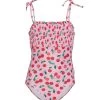 Seafolly Girls' Cherry Pie One Piece Swimsuit (Big Kid)