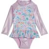 Girls' Fantasea Mermaids Alissa UPF 50+ Long Sleeve One Piece Swimsuit (Baby)
