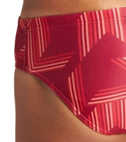 Arena Men's Puzzled Brief Swimsuit -Swimming Equipment 7468254298280 redredmulti 4a