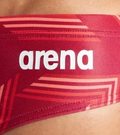 Arena Men's Puzzled Brief Swimsuit -Swimming Equipment 7468254298280 redredmulti 5a
