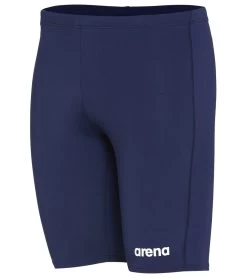 Arena Men's Solid Jammer Swimsuit 7 Arena Men's Solid Jammer Swimsuit -Swimming Equipment 7468266815656 navywhite 4a