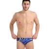 Arena Men's Marbled Brief Swimsuit