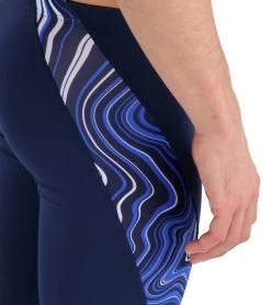 Arena Men's Marbled Jammer Swimsuit -Swimming Equipment 7468270846120 navynavymulti 5a