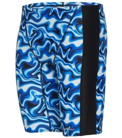 Men's Xtrasleek Surge Print Spliced Jammer Swimsuit