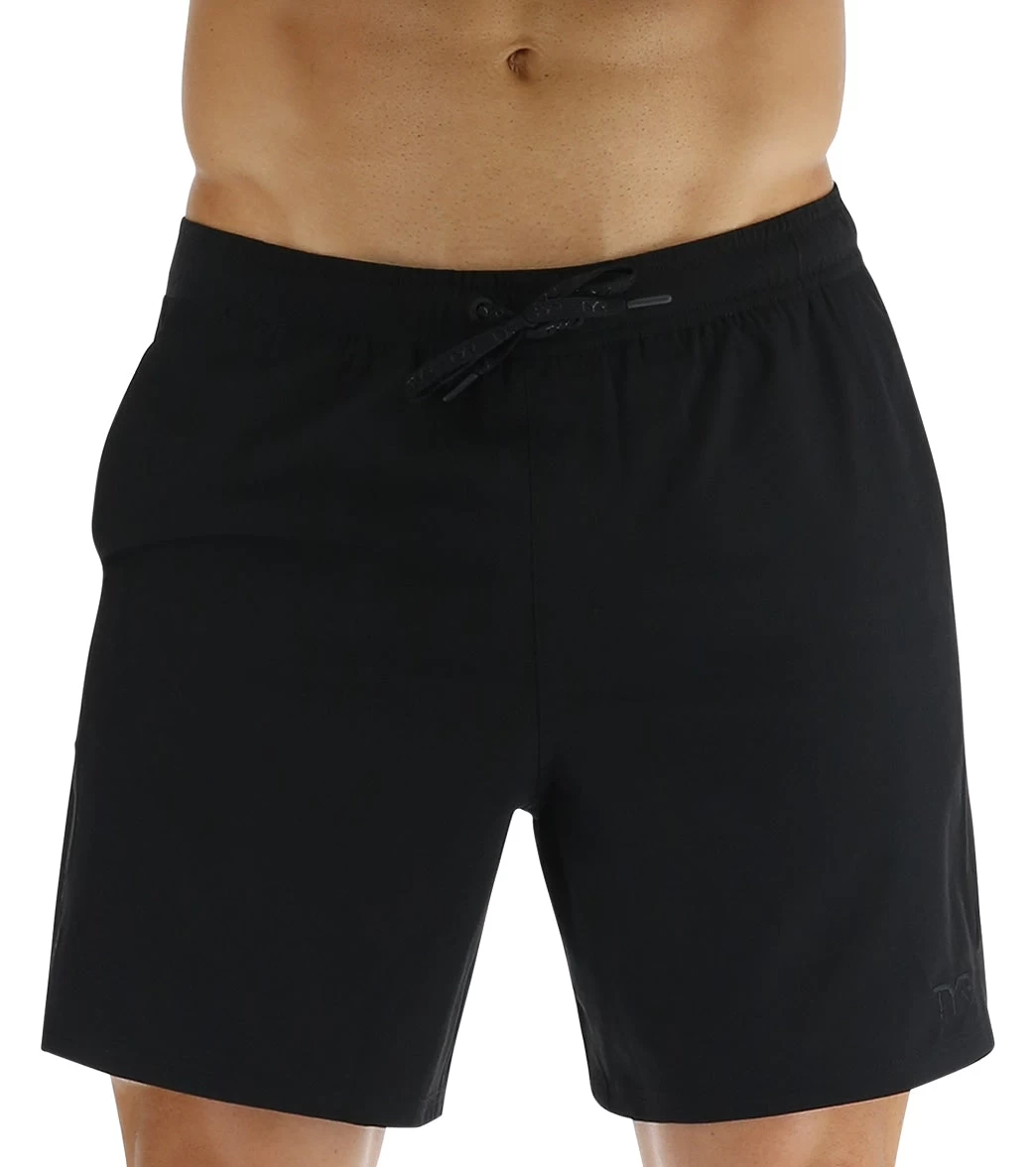 TYR Men's Solid Skua Swim Trunks 1 TYR Men's Solid Skua Swim Trunks