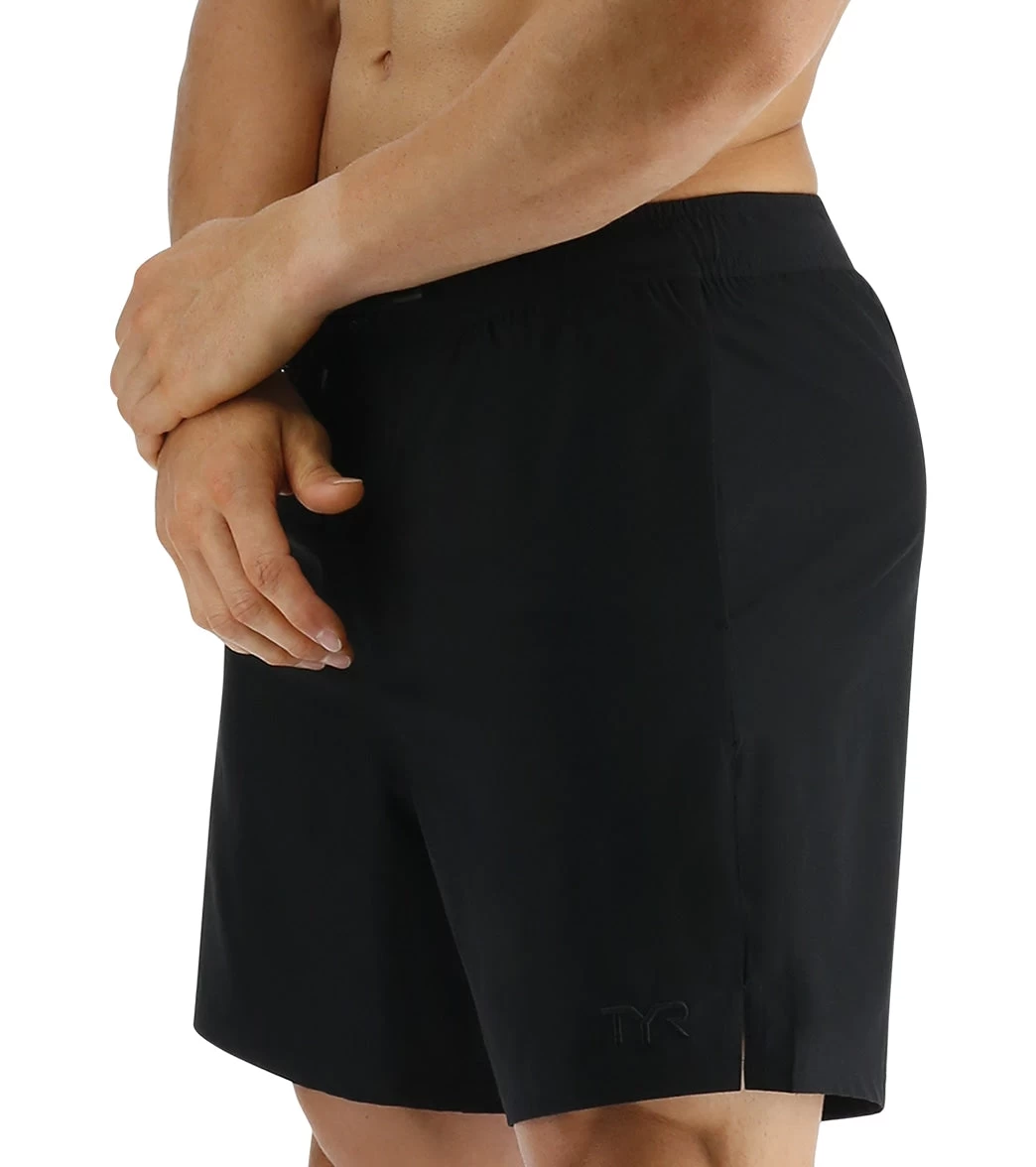 TYR Men's Solid Skua Swim Trunks 5 TYR Men's Solid Skua Swim Trunks - Image 5
