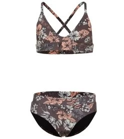 Rip Curl Girls' Cosmic Two Piece Bikini Set (Big Kid)