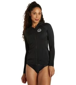 Rip Curl Women's Classic Zip Front Long Sleeve Surf Shirt