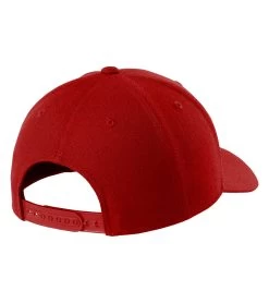 Structured Snapback Hat -Swimming Equipment 7526232948904 truered 3a