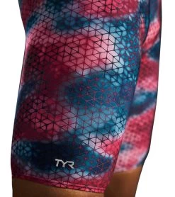 TYR Men's Starhex Jammer Swimsuit -Swimming Equipment 7539490259112 redmulti 10a