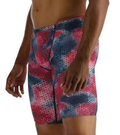 TYR Men's Starhex Jammer Swimsuit -Swimming Equipment 7539490259112 redmulti 4a