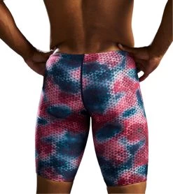 TYR Men's Starhex Jammer Swimsuit -Swimming Equipment 7539490259112 redmulti 8a