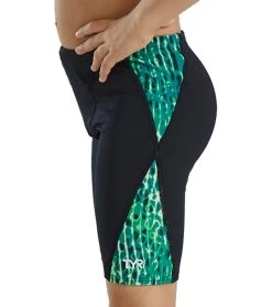 TYR Boys' Atolla Blade Jammer Swimsuit -Swimming Equipment 7539506741416 green 4a