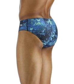 TYR Men's Diploria Racer Brief Swimsuit -Swimming Equipment 7539511066792 bluegreen 5a
