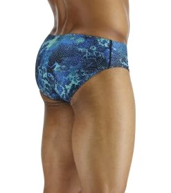 TYR Men's Diploria Racer Brief Swimsuit -Swimming Equipment 7539511066792 bluegreen 6a
