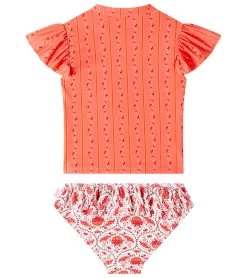Seafolly Girls' Prague Two Piece Surf Set (Baby, Toddler, Little Kid)