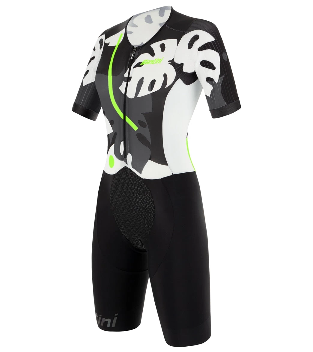 Santini Women's Viper Maui Short Sleeve Trisuit 2 Santini Women's Viper Maui Short Sleeve Trisuit - Image 2