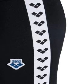 Arena Unisex Icons Caren Biking Short -Swimming Equipment 7577682477224 blackwhiteblack 7a