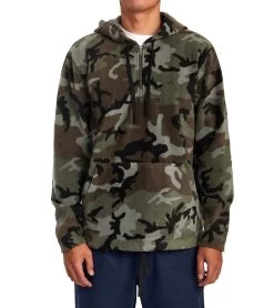 RVCA Men's Yukon 1/4 Zip Pullover Hoodie