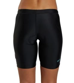 Zone3 Women's Activate Tri Shorts -Swimming Equipment 7583264669864 blackturquoise 3a