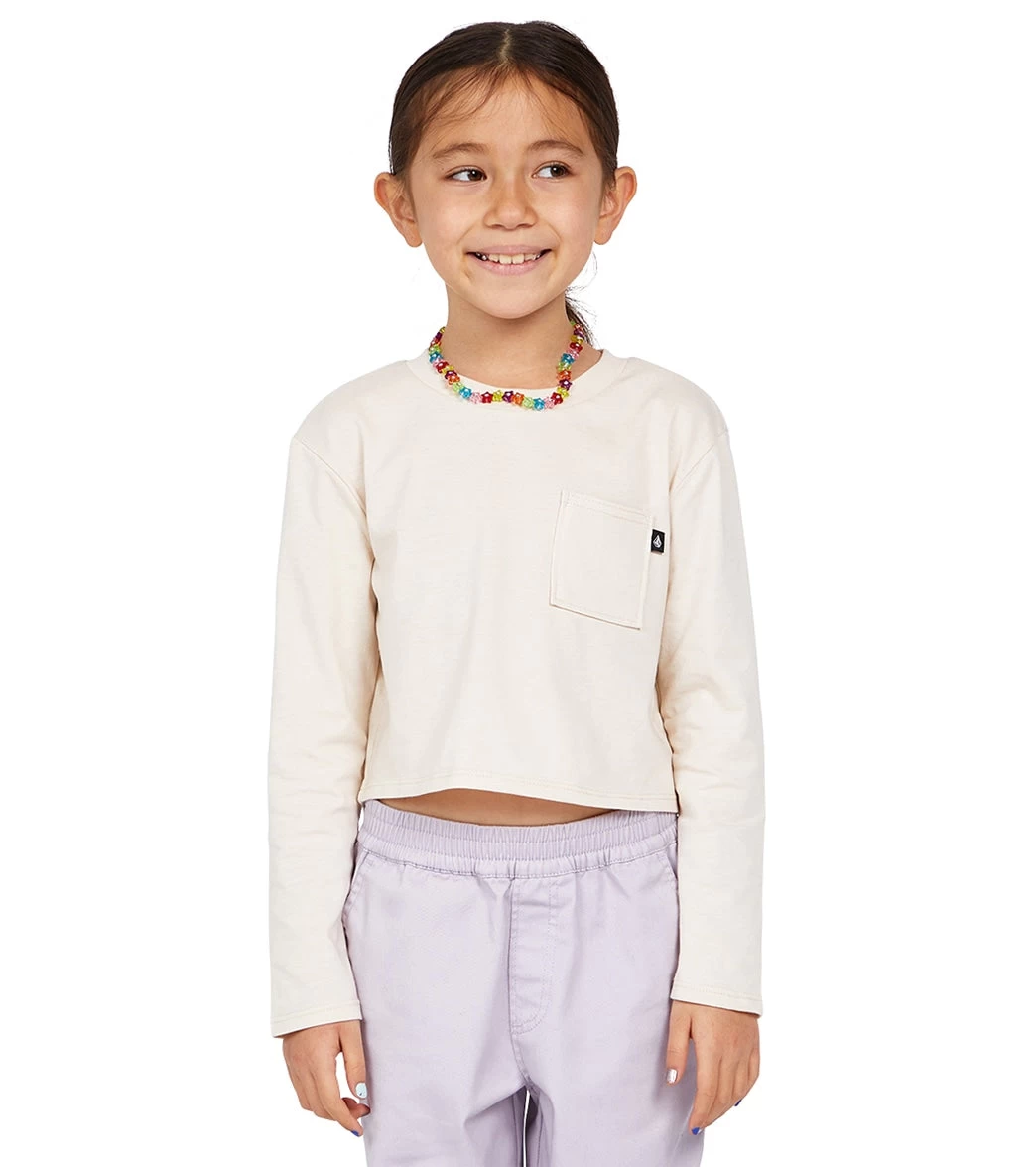 Volcom Girls' Pocket Dial Long Sleeve Tee (Big Kid) 1 Volcom Girls' Pocket Dial Long Sleeve Tee (Big Kid)