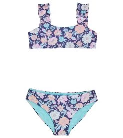 Girls' Flower Riot Tulum Two Piece Bikini Set (Big Kid)
