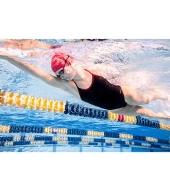 HydroLast Piped Thin Strap One Piece Swimsuit 10 HydroLast Piped Thin Strap One Piece Swimsuit -Swimming Equipment 7595852628136 blackmaroon 5a