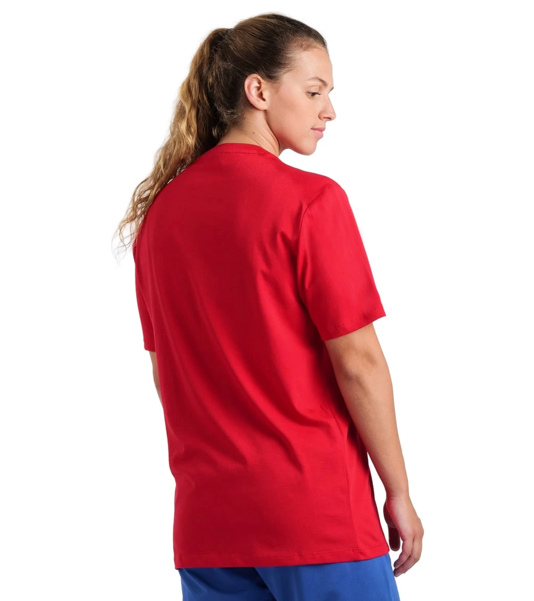 Arena Unisex Team Panel Short Sleeve Tee 4 Arena Unisex Team Panel Short Sleeve Tee - Image 4