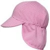 Girls' Raspberry Stripe Floating Flap Hat