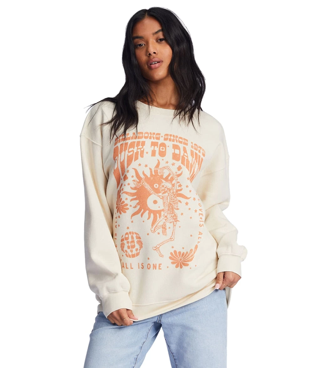 Billabong Women's All Is One Sweatshirt 1 Billabong Women's All Is One Sweatshirt