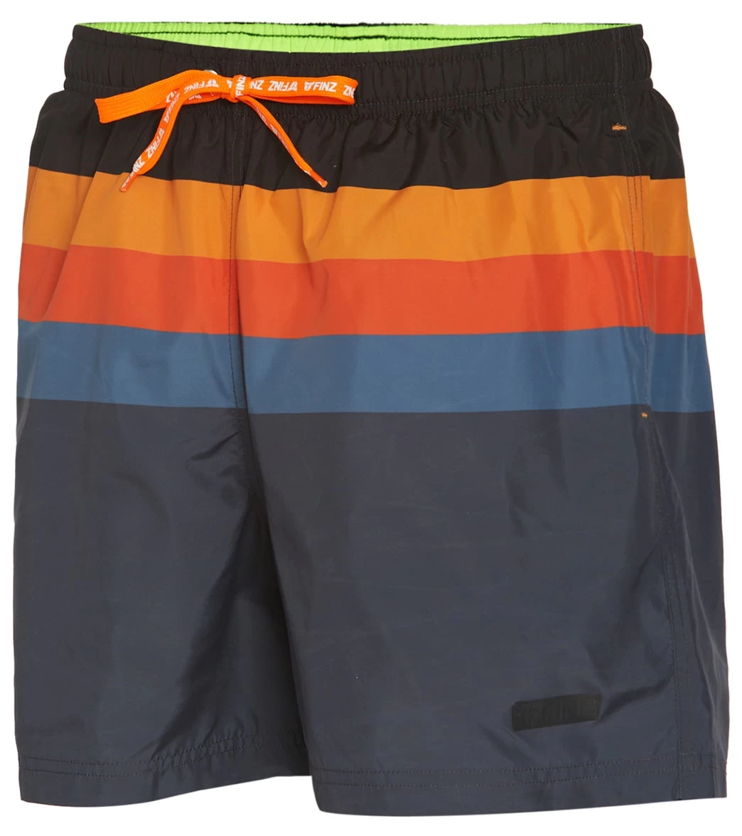 Men's Block Stripe Swim Trunks 2 Men's Block Stripe Swim Trunks - Image 2