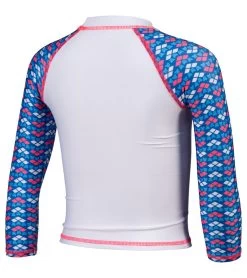 Arena Kids' Friends Long Sleeve Rashguard (Toddler, Little Kid) -Swimming Equipment 7626477699240 whitemulti 4a
