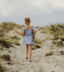 Girls' Cornflower Frilled Beach Dress (Toddler, Little Kid) -Swimming Equipment 7631513747624 blue 4a