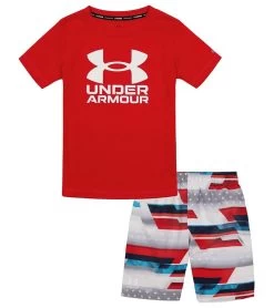 Under Armour Boys' UA Stars & Stripes Swim Set (Toddler)
